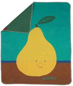 David Fussenegger Juwel Babydecke "Birne" 70x90cm, verde mare (7195/54)