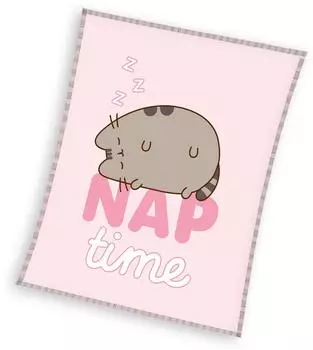 Pusheen Nap Time Fleece-Decke 130x160cm rosa (PTC248004-KOC)