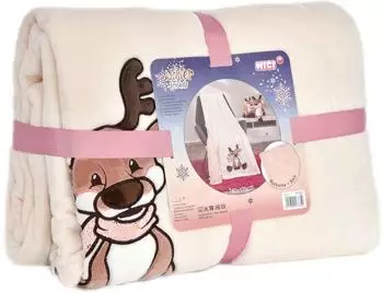 NICI Plüschdecke Rentier Jonte 140x175cm grün (48335)