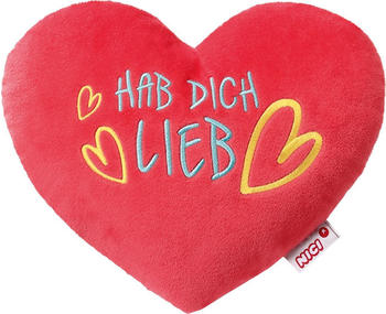 NICI Love Herzkissen ´´Hab dich lieb´´ 25 cm