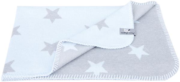 Baby´s Only Baby Decke Sterne blau/grau 90 x 75 cm