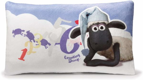 NICI Kissen Shaun Das Schaf mit Schlafmütze 43 x 25 cm