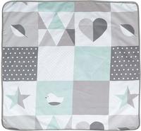 Roba BABYDECKE 80 x 80 cm Happy Patch mint Mintgr&uuml;n