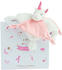 Doudou Pink unicorn comforter