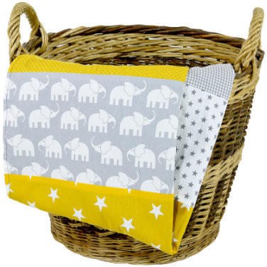 Ullenboom Babydecke & Kuscheldecke elefant gelb