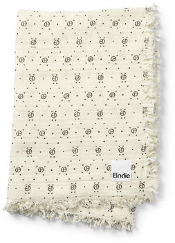 Elodie Soft Cotton Blanket monogram
