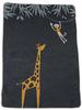 David Fussenegger Babydecke Maja 'Giraffe' 75 x 100 cm Anthrazit