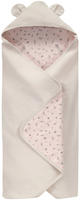 Hauck Babydecke "Baby Einschlagdecke, Snuggle N Dream beige bloom" mit Kapuze