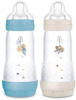 MAM Easy Start Anti Colic Bottle 320 ml 2-pack Ocean/Sand