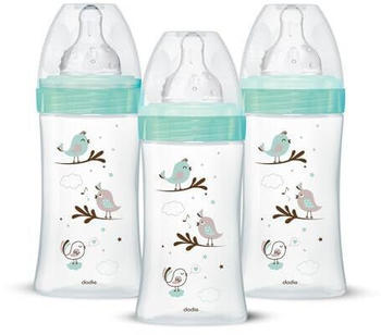 Dodie Set of 3 glass bottles Initiation+ Green