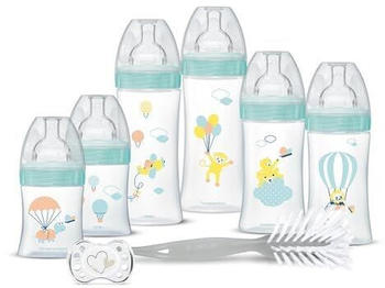 Dodie Birth set anti colic bottles Green