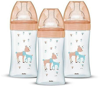 Dodie Set of 3 glass bottles Initiation+ Beige