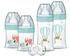 Dodie Set of 4 birth bottles and a dummy