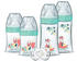 Dodie Set of 4 birth bottles and a dummy