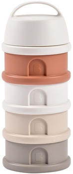 Béaba Formula Milk Container 4 compartments beige/terracotta