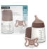 Suavinex ZeroZero Starter Set - Anti-colic Bottle 180ml + Teat + MINI Soother