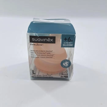 Suavinex Zero Zero Bottle Teat Trinksauger L Dense Flow 6 m+ 2 St.