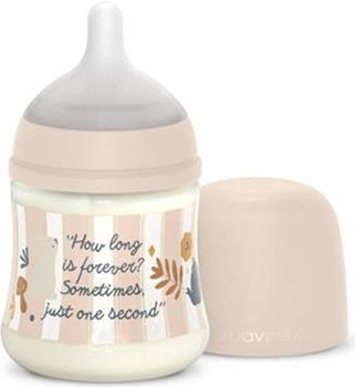 Suavinex Wonderland SX Pro Physiological Anti-Colic Babyflasche S Slow Flow 0 m+ Pink 150 ml