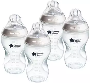 Tommee Tippee Natural Start Anti-Kolik Babyflasche 340ml, 4er-Pack (422754)
