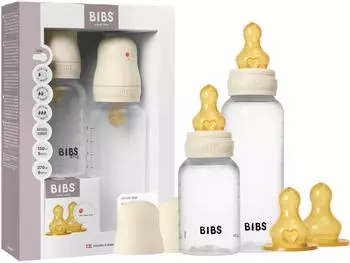 BIBS Grow & Flow Combipack Babyflasche 270ml, ivory (5018216)