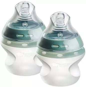 Tommee Tippee Natural Start Anti-Kolik-Babyflasche Silikon 150ml, 2 Stück (42272710)