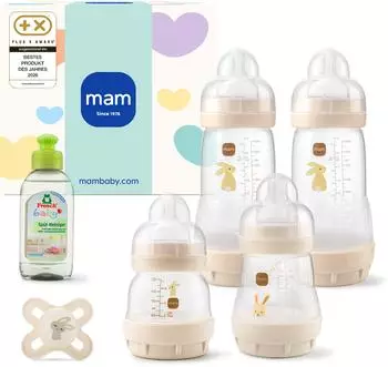 MAM Easy Start Anti-Colic Neugeborenen-Set, beige, 0+ Mon (100018209)