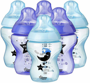 Tommee Tippee Closer to Nature Decorated Bottles 260ml 6-pack