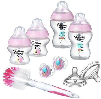 Tommee Tippee Closer to Nature Newborn Starter Kit Decorated Pink