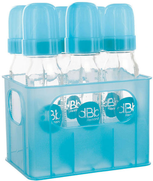 Remond Feeding Bottles rack + 6 Air Control Feeding Bottles Turquoise 240 ml