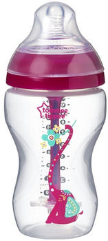 Tommee Tippee Advanced Anti-Colic Decorated Feeding Bottle Pink 340 ml