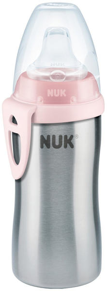 NUK Active Cup Edelstahl 215 ml pink