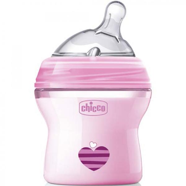 Chicco Natural Feeling Pink 0m+ (150 ml)