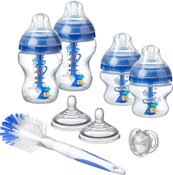 Tommee Tippee Advanced Anti-Colic Bottle Feeding Starter Kit blue
