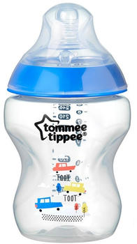 Tommee Tippee Closer to Nature Decorated Bottle Blue 260 ml