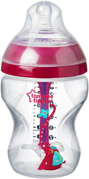 Tommee Tippee Advanced Anti-Colic Decorated Bottle Pink 260 ml