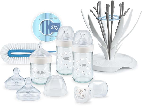 NUK Nature Sense Glasflaschen Set mit Temperature Control Anzeige