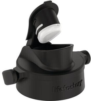 lifefactory Active Flip Cap onyx Black für Glasflaschen