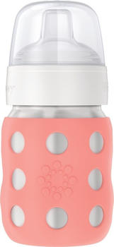lifefactory Baby-Weithalsflasche 235 ml mit Soft Sippy Cap cantaloupe