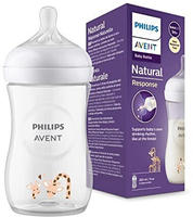 Philips Avent Natural Response Babyflasche 260ml Giraffe SCY903/66 +1 Monat 1 St&uuml;ck
