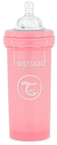 Twistshake Anti-Kolik-Babyflasche Rosa 260ml