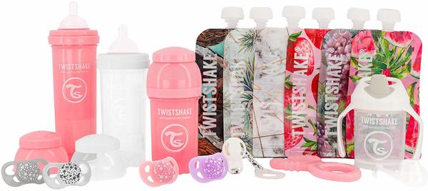 Twistshake Bottle Bundle (Mädchen) Pink/Weiß (78820)