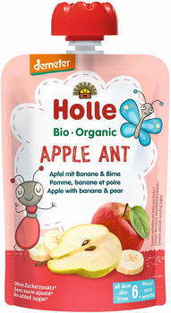 Holle Apple Ant - Pouchy Apfel & Banane mit Birne (100 g)