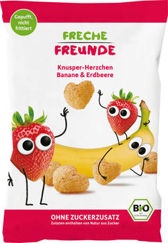 erdbär Freche Freunde Knusper-Herzchen Banane & Erdbeere (30 g)