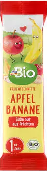 dm Bio Fruchtschnitte Apfel Banane (25 g)