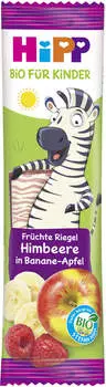Hipp Bio Früchte Riegel Himbeere in Banane-Apfel