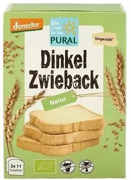Pural Dinkel Zwieback Natur