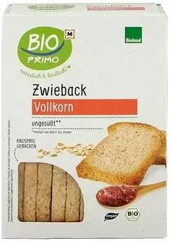 Bio Primo Zwieback Vollkorn, Bioland