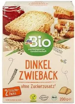 Dm Bio Dinkel Zwieback, Demeter