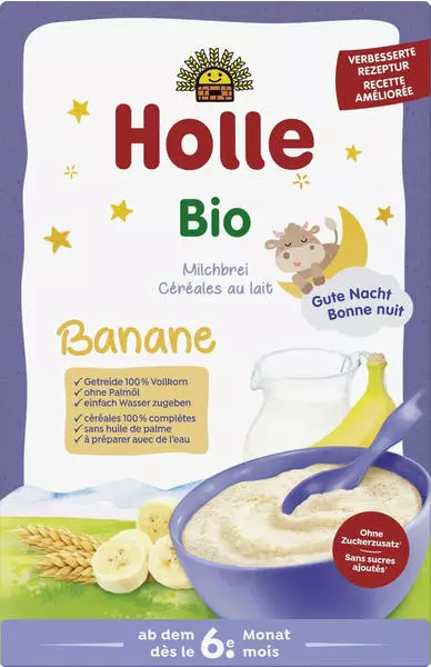 Holle Abendbrei Milch Banane ab dem 6. Monat Holle (250 g)