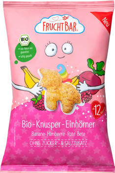 Frucht Bar Kindersnack Bio-Knusper-Einhörner, Mais, Himbeere, Banane, Rote Bete, ab 12 Monaten (30 g)
